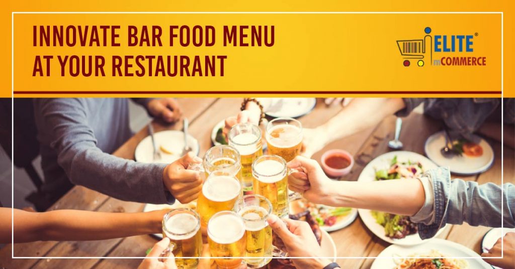 Innovate Bar Food Menu at your Restaurant