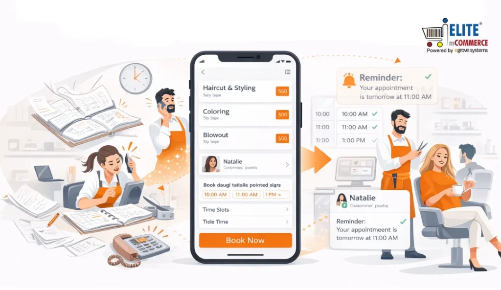 Beauty Salon Booking App | ElitemCommerce
