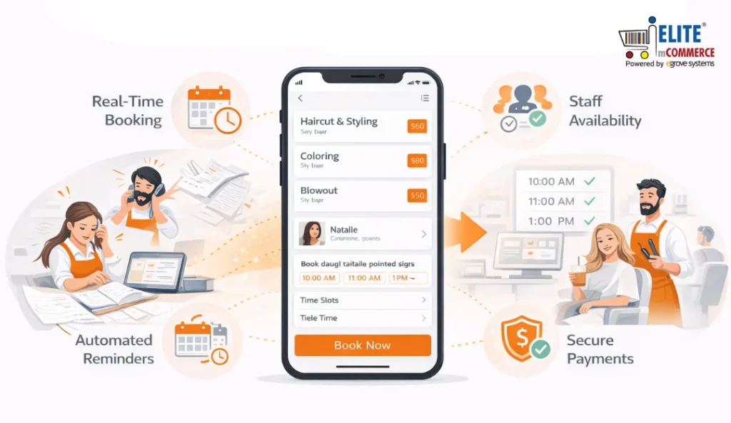 Beauty Salon Booking App | ElitemCommerce