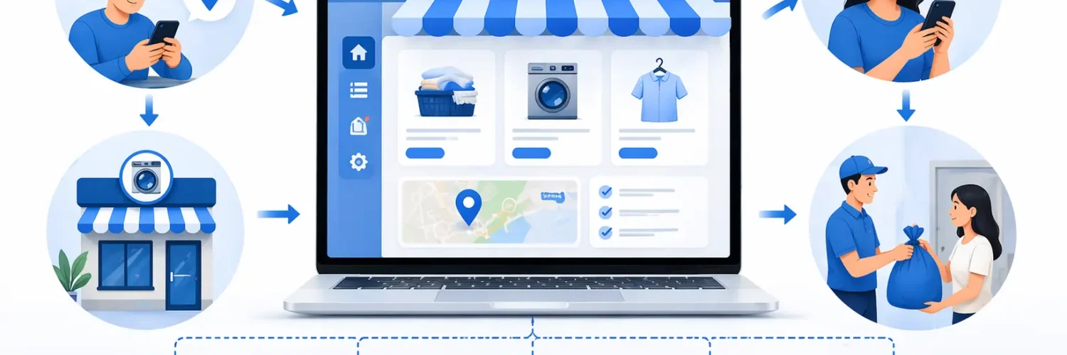 Laundry Web App | Elite mCommerce