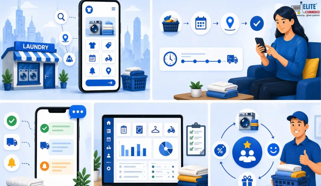 Laundry Web App | Elite mCommerce