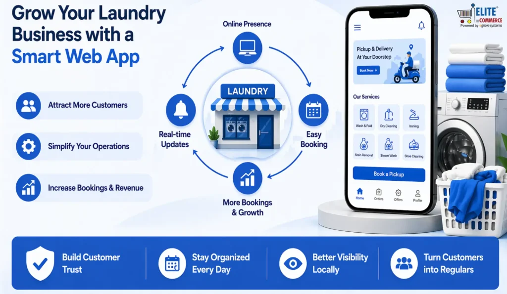 Laundry Web App | Elite mCommerce
