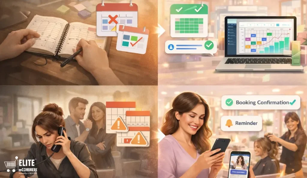 EMC Salon Web App - Elite mCommerce