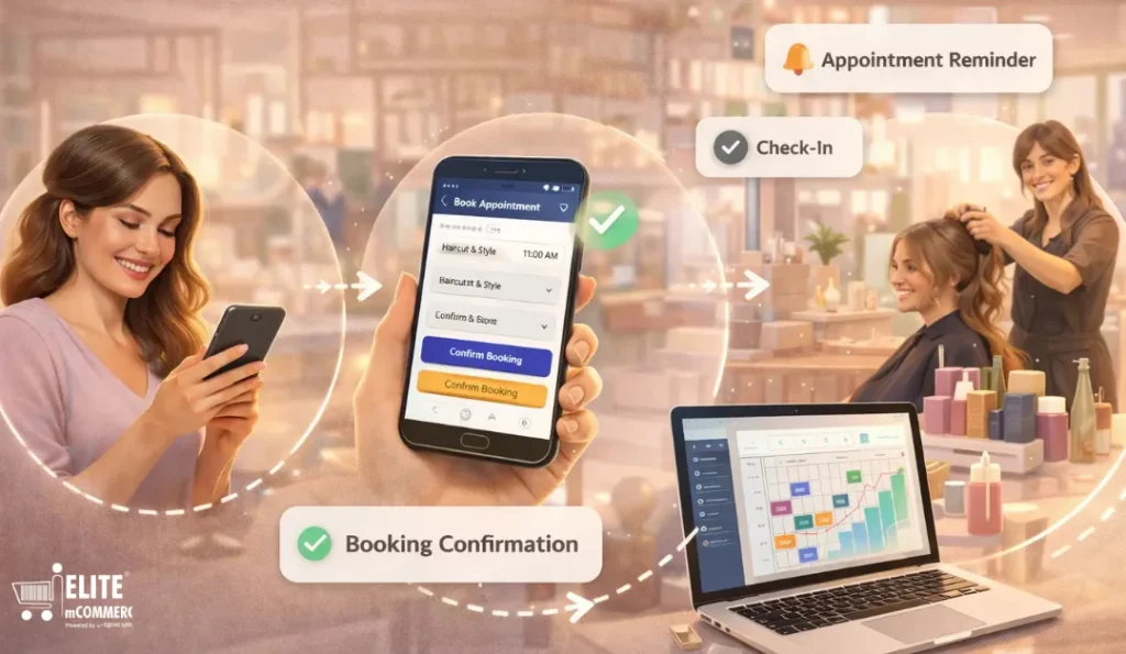 EMC Salon Web App - Elite mCommerce