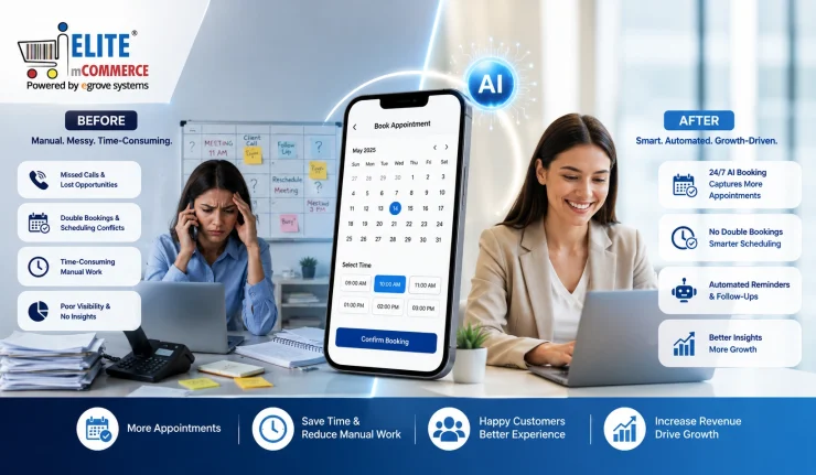 Elite mCommerce AI Booking App