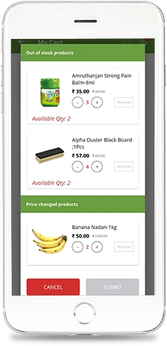 Out of Stock Products