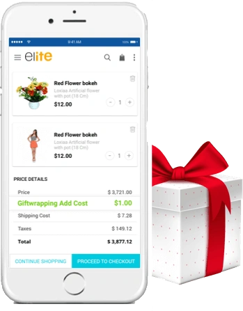 gift wrapping option