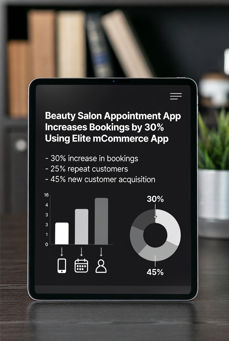 How a Beauty Salons Appointment App Increases Bookings by % Using Elite mCommerce App