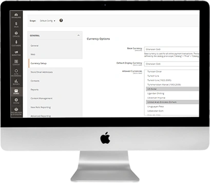 customer preferred currency display