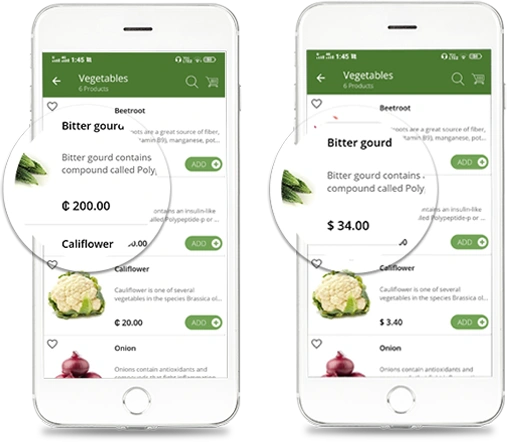 multi currency ecommerce feature