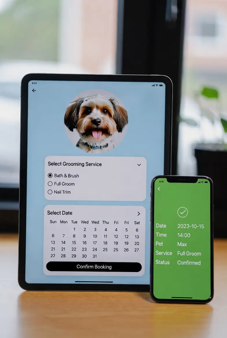 pet care app booking